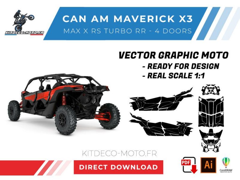 modello vettoriale canam maverick x3 max turbo