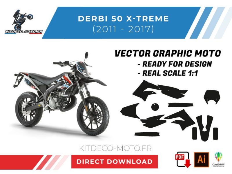 template vector derbi xtreme 2011 2017