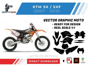 template vector ktm sx 2007 2010