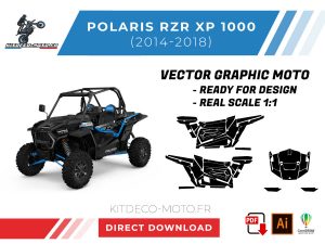 template vector polaris rzr xp 1000 2014 2018