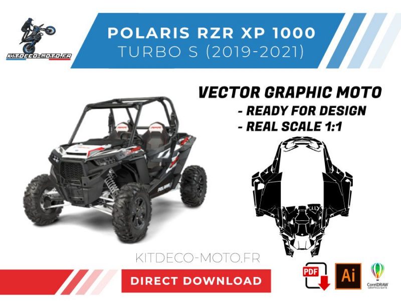 vector de plantilla polaris rzr xp 1000 turbo s 2019 2021