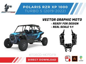 template vector polaris rzr xp 4 door 1000 turbo s 2019 2022