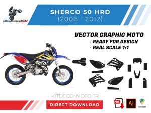 template vector sherco 50 hrd 2006 2012
