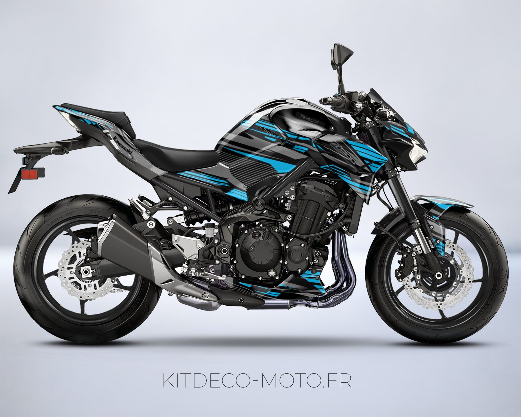 kit deco kawasaki z900 dark cyan