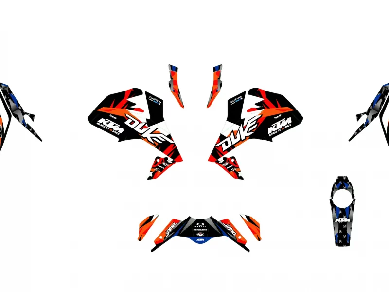 kit déco ktm 125 / 390 duke gopro