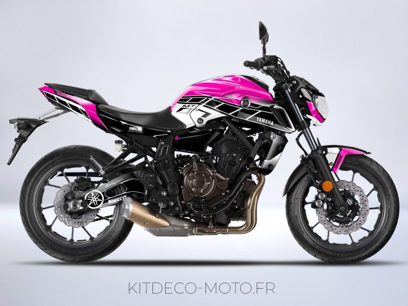 Deko-Kit Motorrad Yamaha MT 07 Jubiläum Pink
