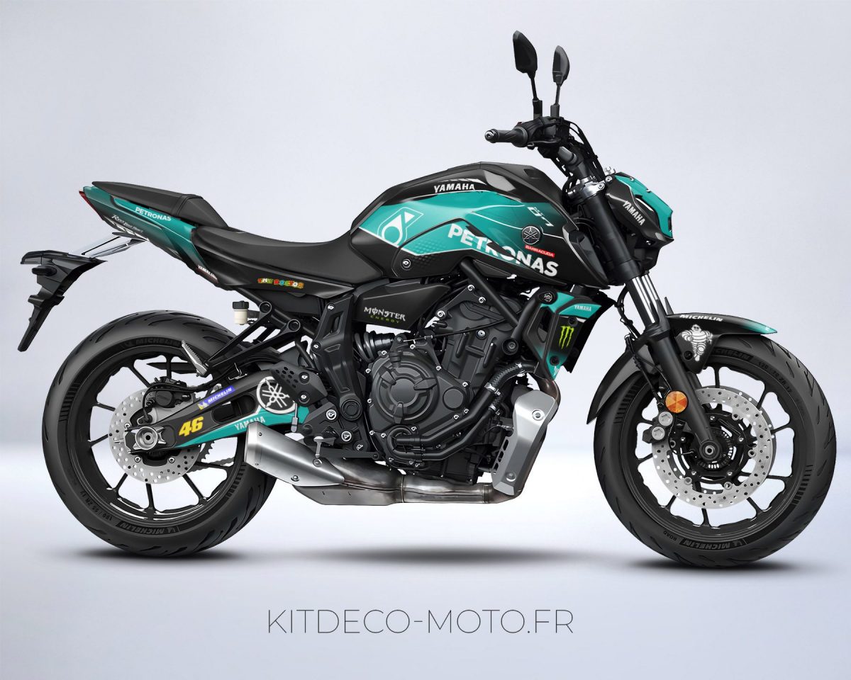 kit deco moto yamaha mt 07 petronas vr46