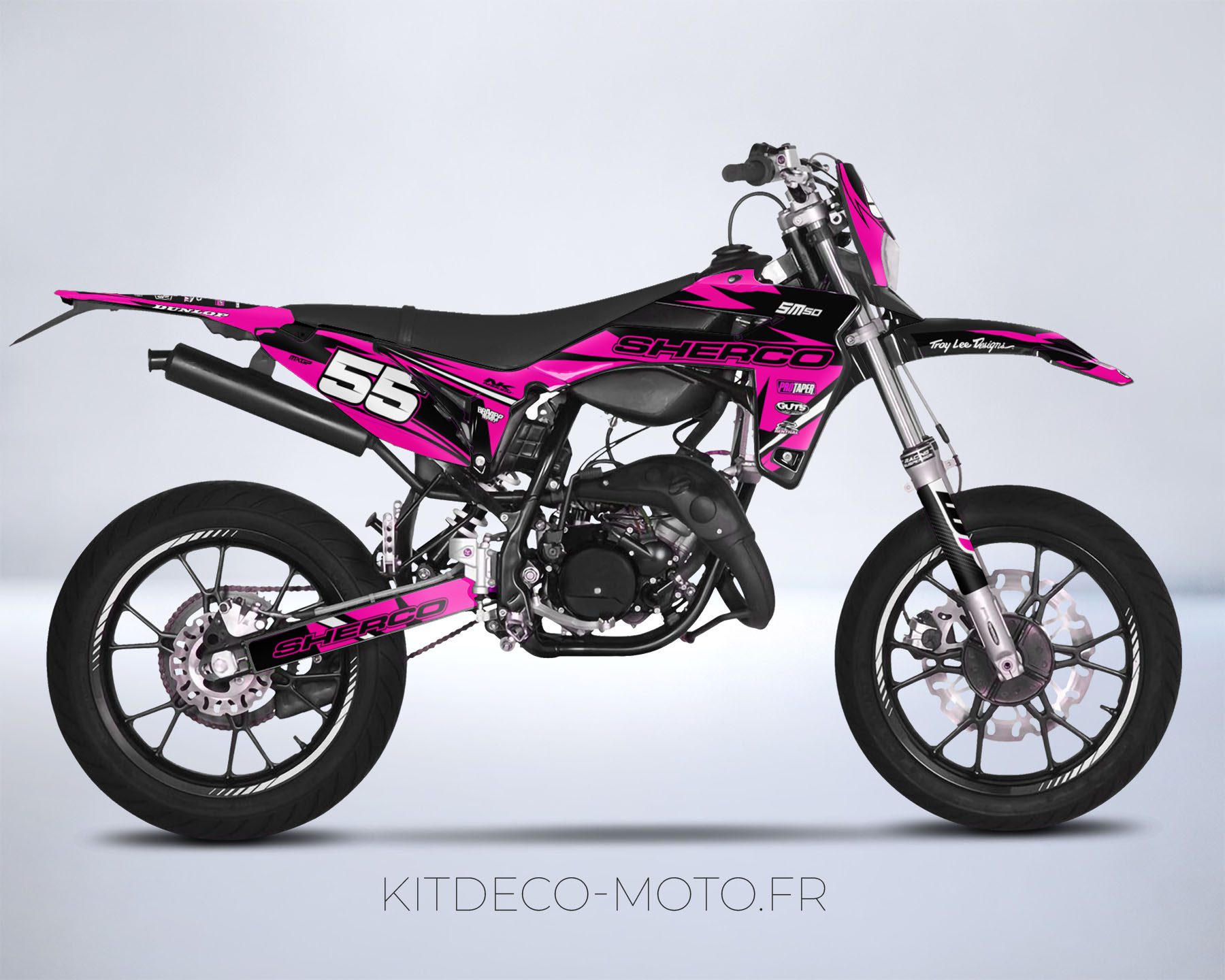 Kit déco Sherco 50 SM – Craft Rose | Kitdeco-moto.fr
