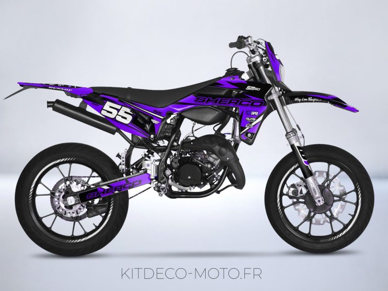 kit deco sherco 50 craft violet