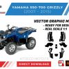 template vector yamaha 550 700 grizzly