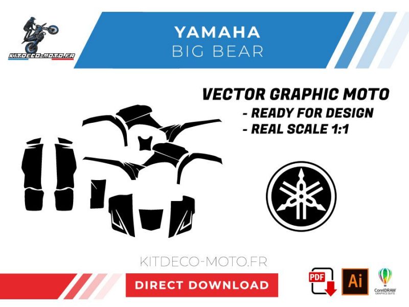 template vector yamaha big bear