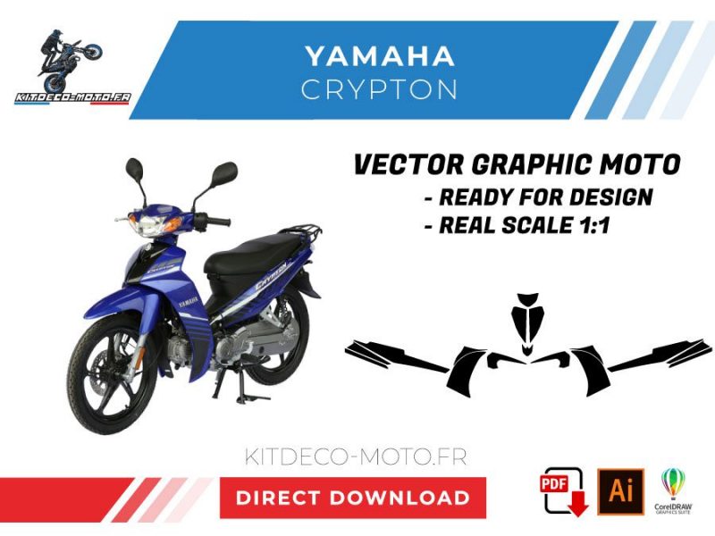 modello vettoriale yamaha crypton
