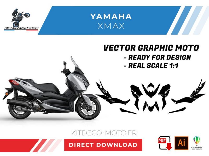 modello vettoriale yamaha xmax