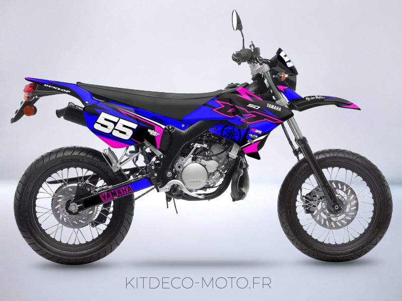 Deko-Kit Yamaha DT 50 Craft blau pink