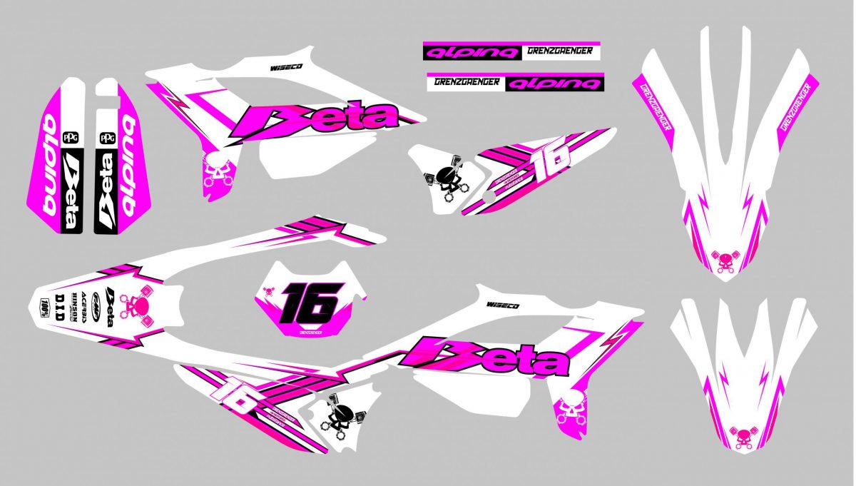 kit déco beta 50 (2021 2022) – gg rose / blanc