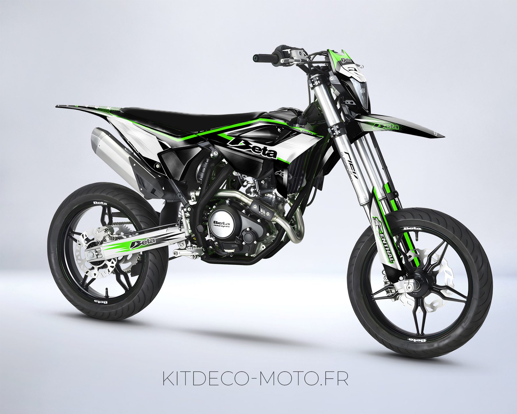 kit déco beta 50 (2021 2022) – racing vert