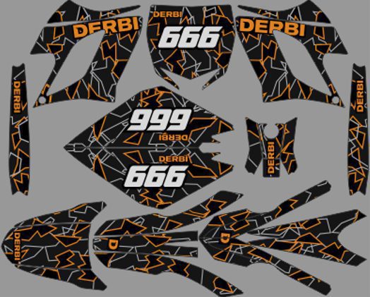 derbi 50 drd racing flash graphic kit