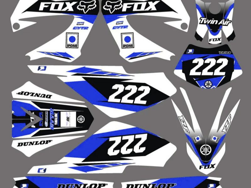 kit deco derbi 50 drd racing fox aniversario azul