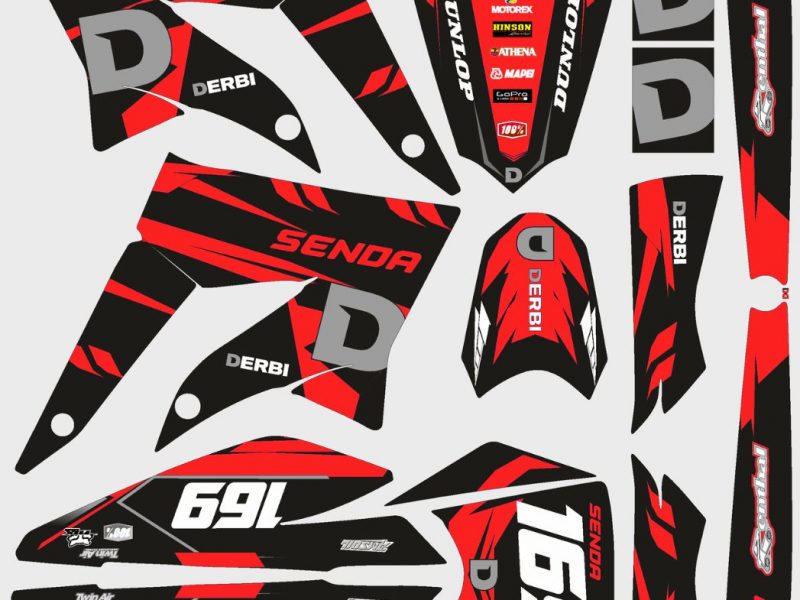 derbi 50 x treme / racing graphic kit