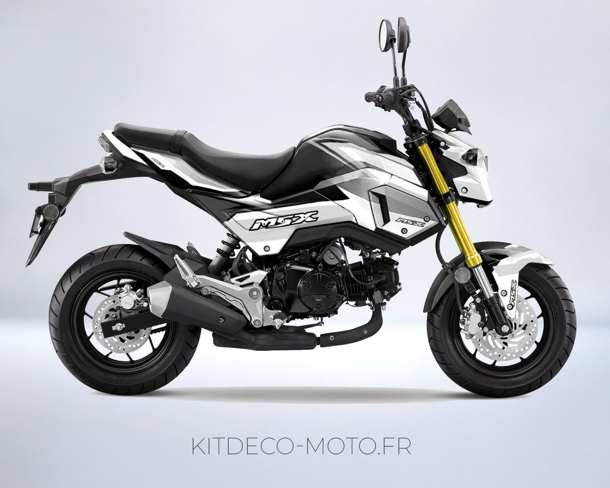 kit déco honda 125 msx factory blanc