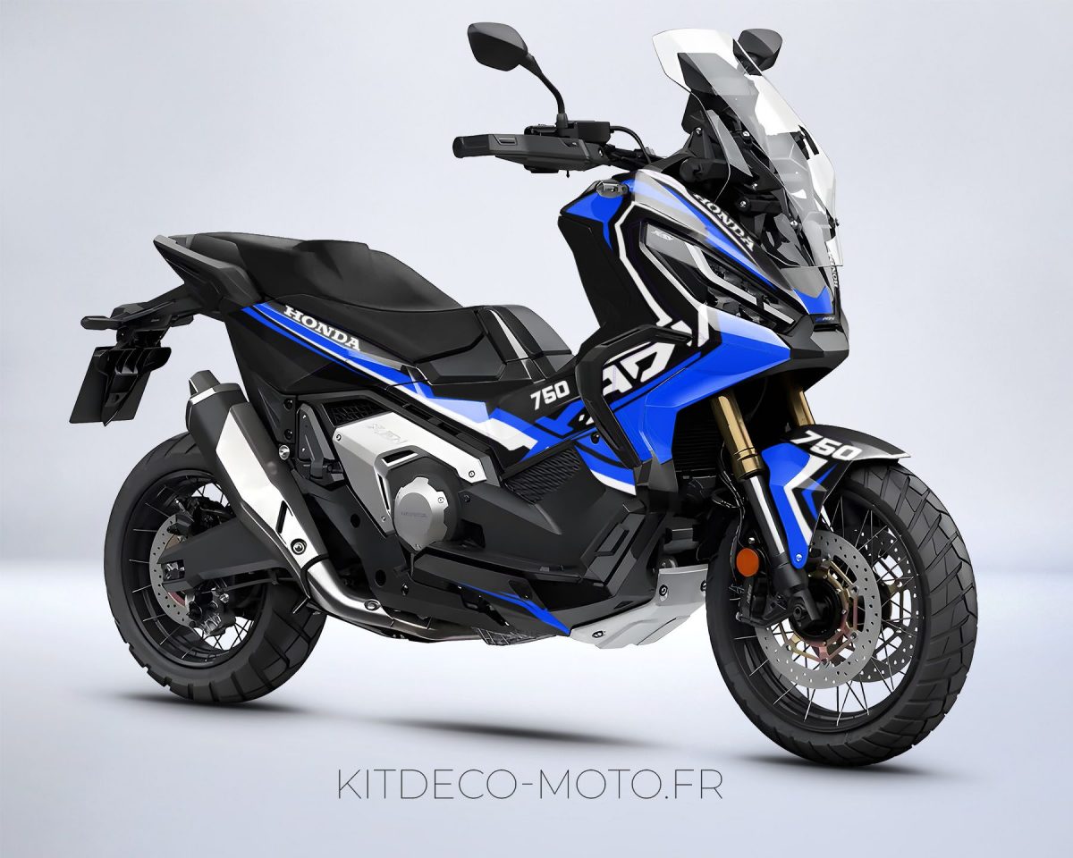 kit déco honda x adv 750 – factory bleu