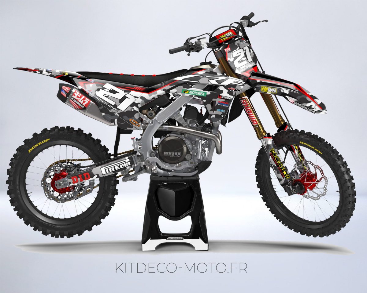 kit déco honda 250 crf (2022 2023) camouflage