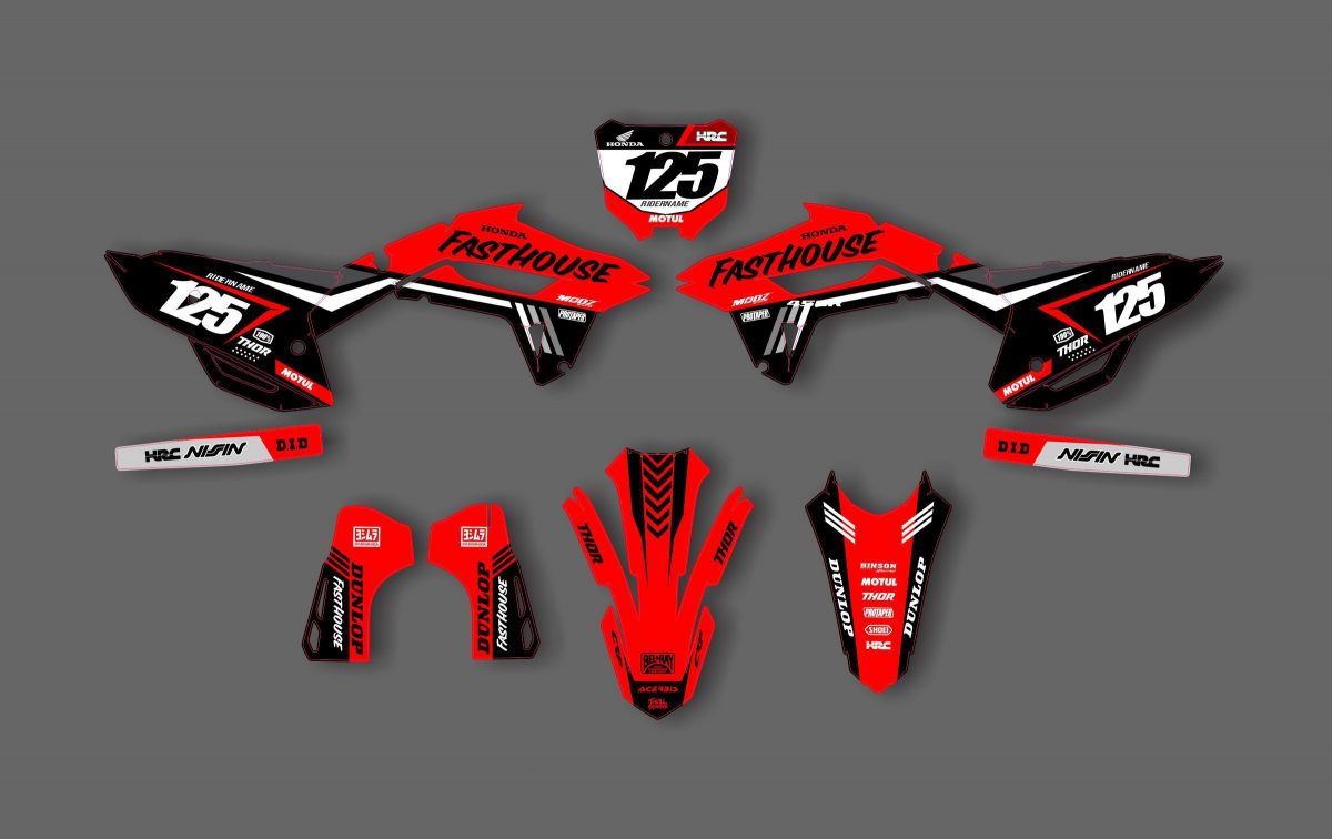 kit déco honda 250 crf (2022 2023) fasthouse
