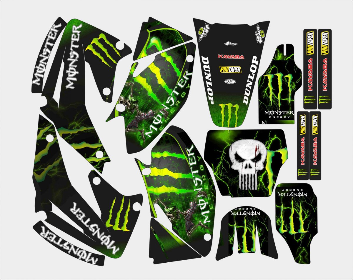 kit déco honda 450 crf (2002 2004) monster