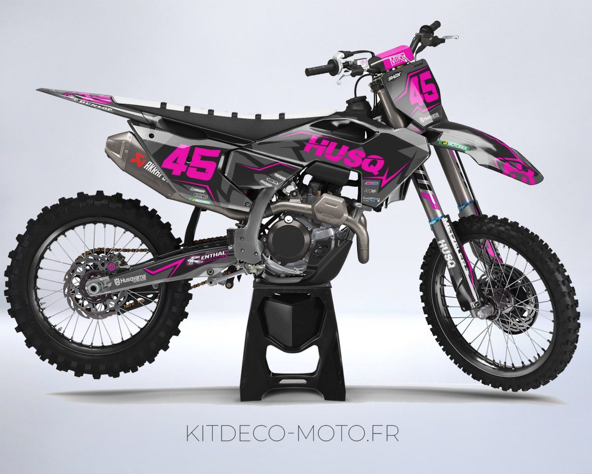 kit déco husqvarna 250 / 450 fc (2023) factory rose