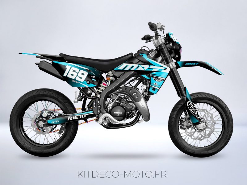 kit déco rieju 50 mrt – airon cyan