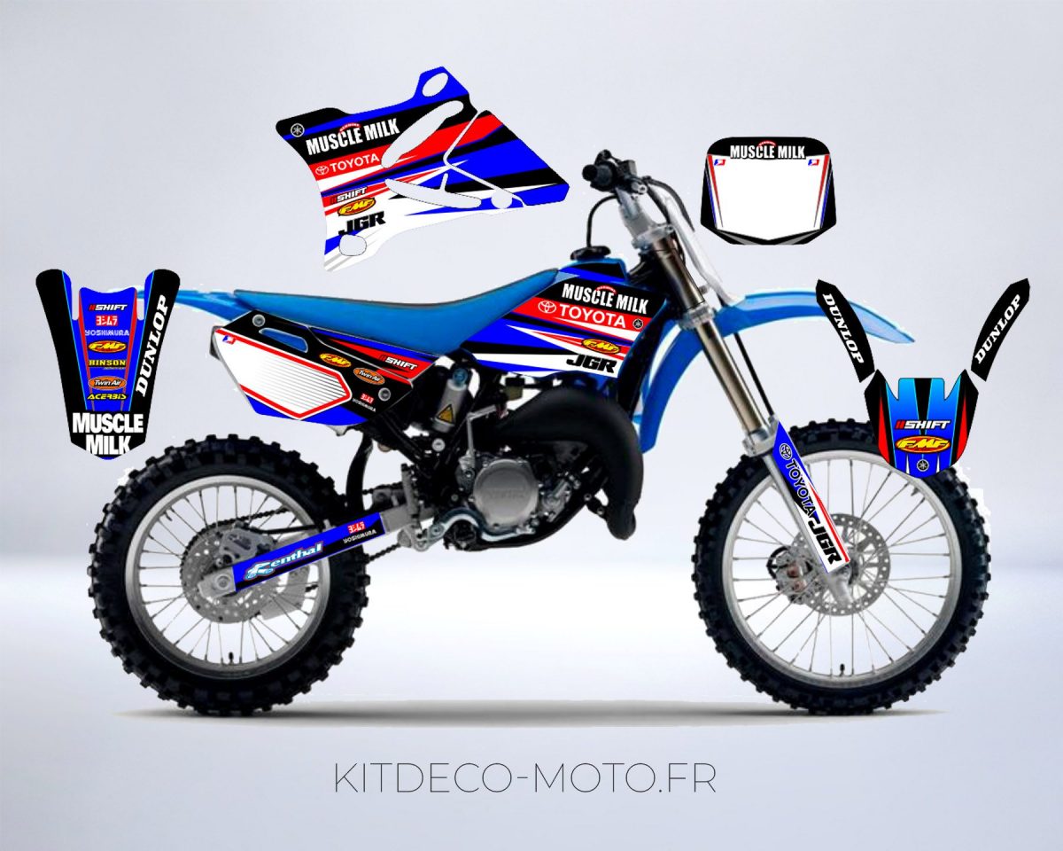 kit déco yamaha 85 yz muscle milk