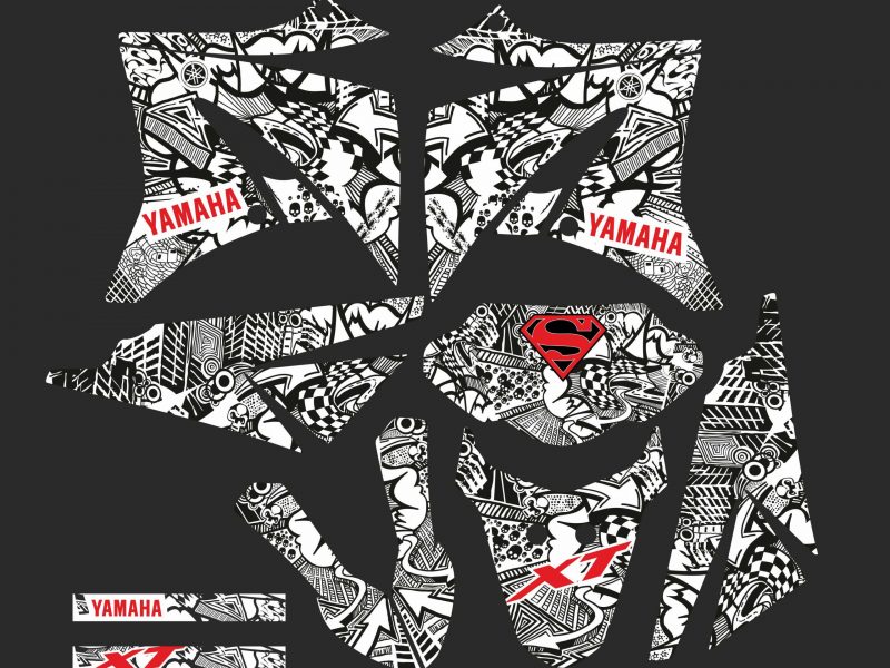 yamaha xt 125 grafik-kit – superman