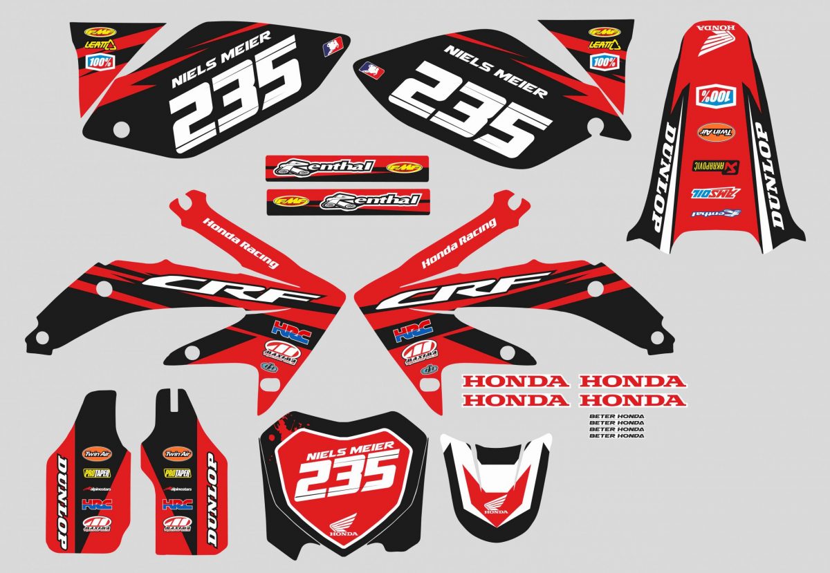 kit déco honda 450 crf (2005 2008) racing