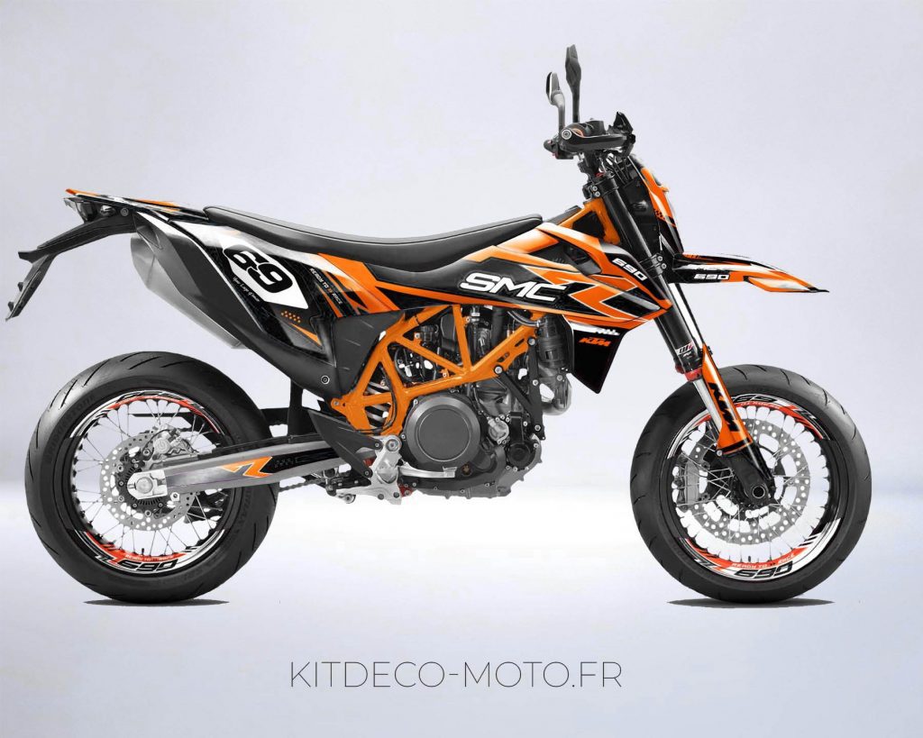 Kit déco KTM 690 SMCR (20192024) Factory Black Boutique Kit Déco Moto