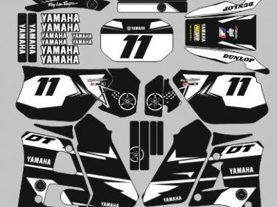 graphic kit yamaha dt 125 – factory
