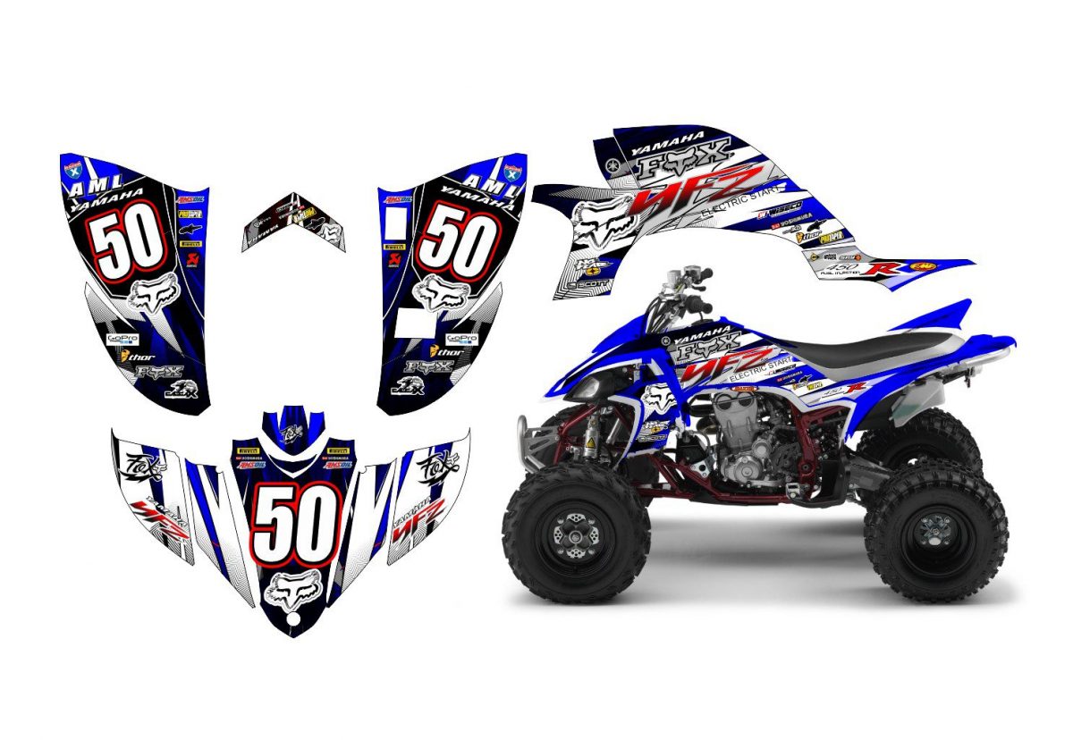 kit déco yamaha yfm 450 yfz fox