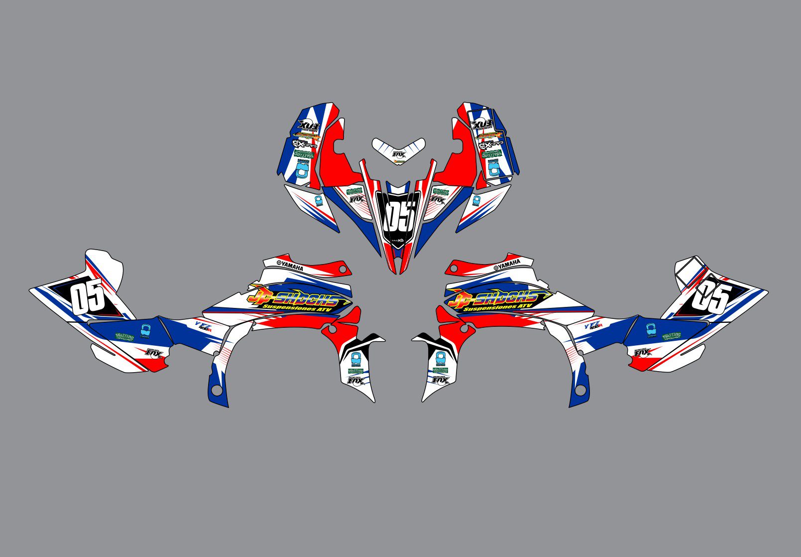 kit déco yamaha yfm 450 yfz jp