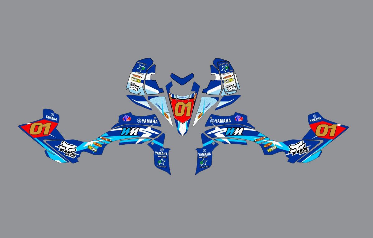 kit déco yamaha yfm 450 yfz racing