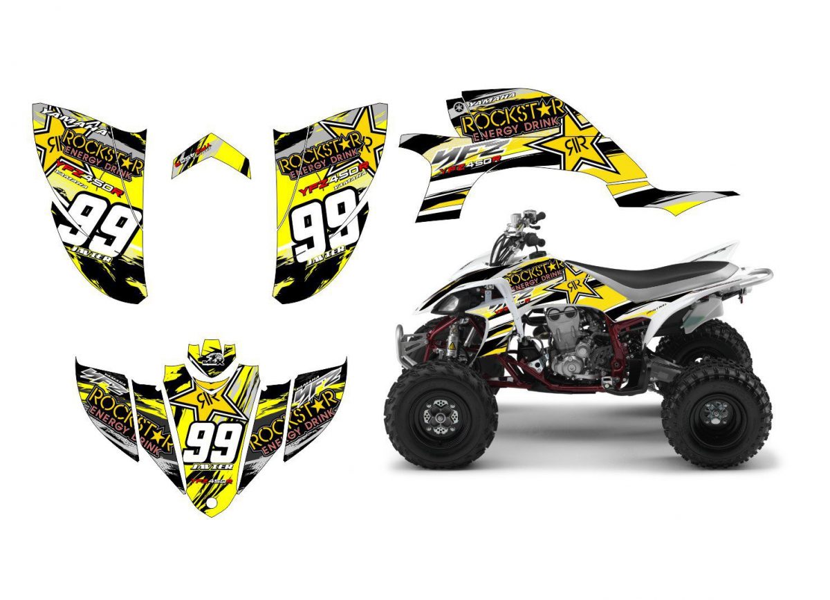kit déco yamaha yfm 450 yfz rockstar #2