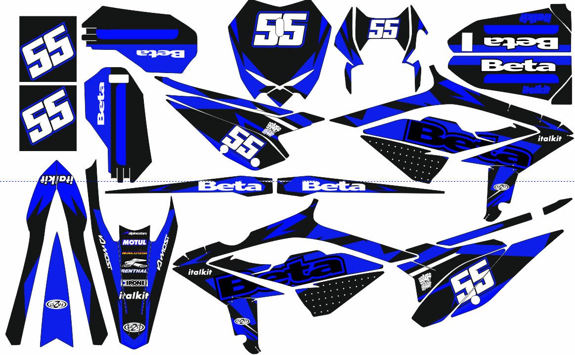 kit déco beta 50 (2021 2022) – craft bleu