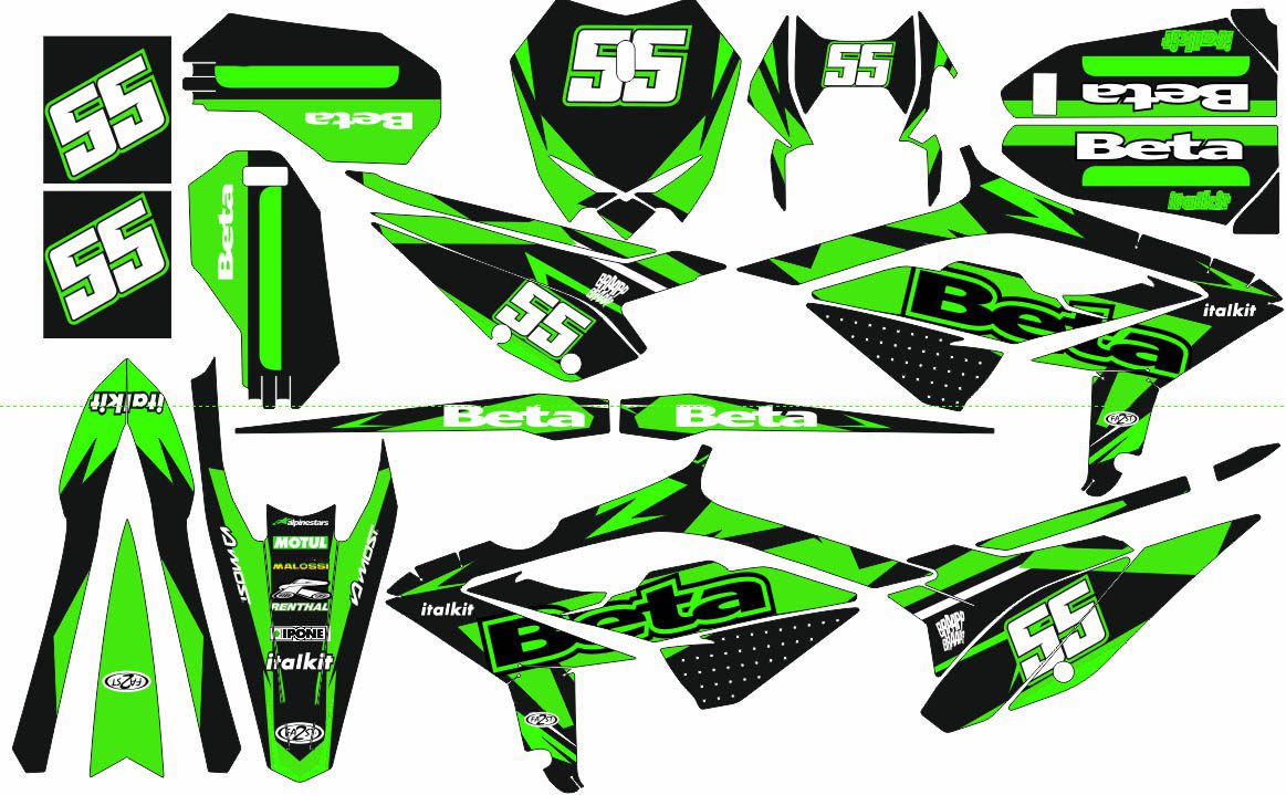 kit déco beta 50 (2021 2022) – craft vert