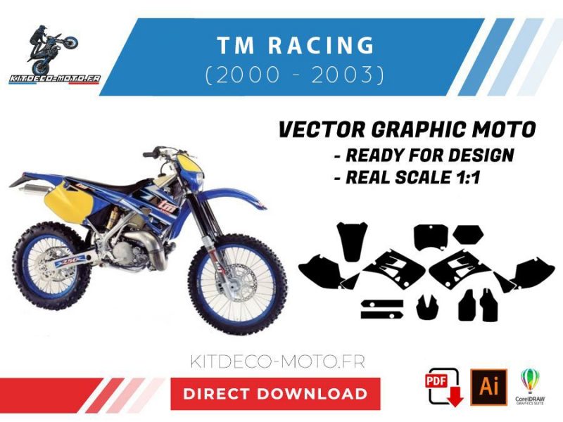 template tm racing (2000 2003) vector