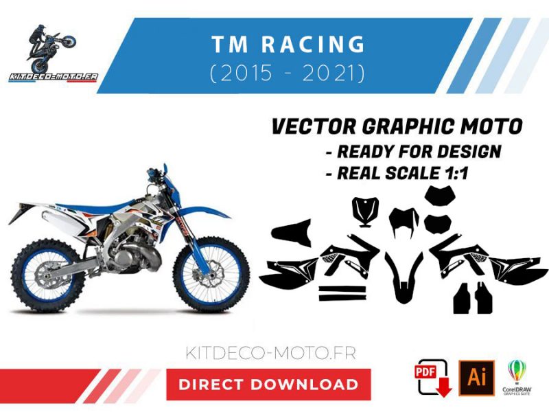 template tm racing (2015 2021) vector