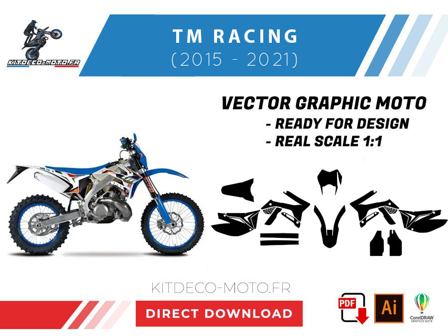 template tm racing (2015 2021) vector