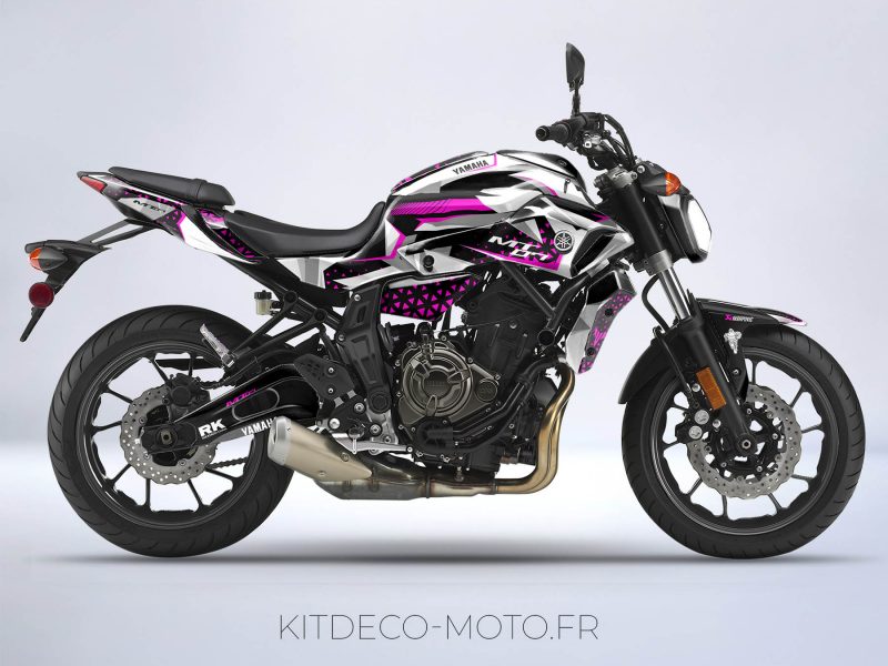 Grafik-Kit Yamaha MT 07 Draft Pink