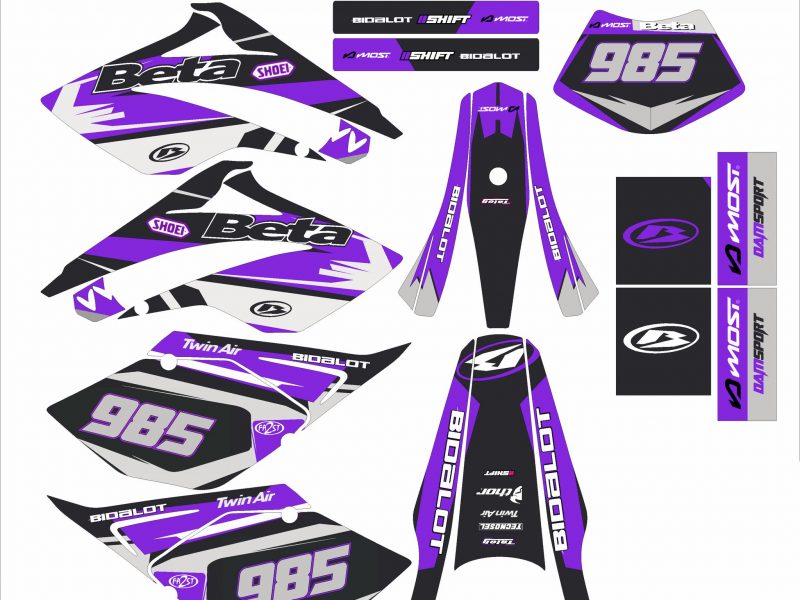 Grafikkit Beta 50 – Racing Purple 2006 2010