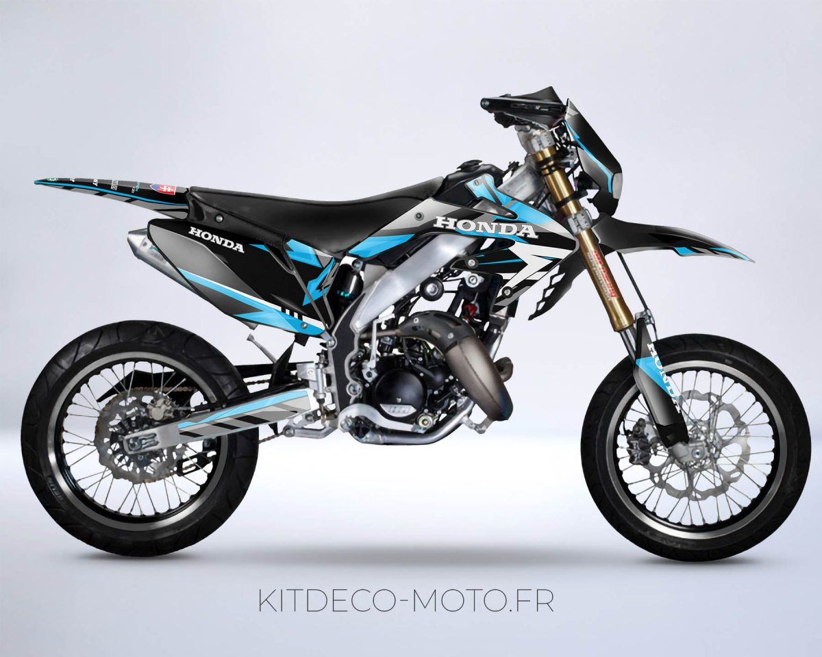 kit déco honda 50 hm carem cyan