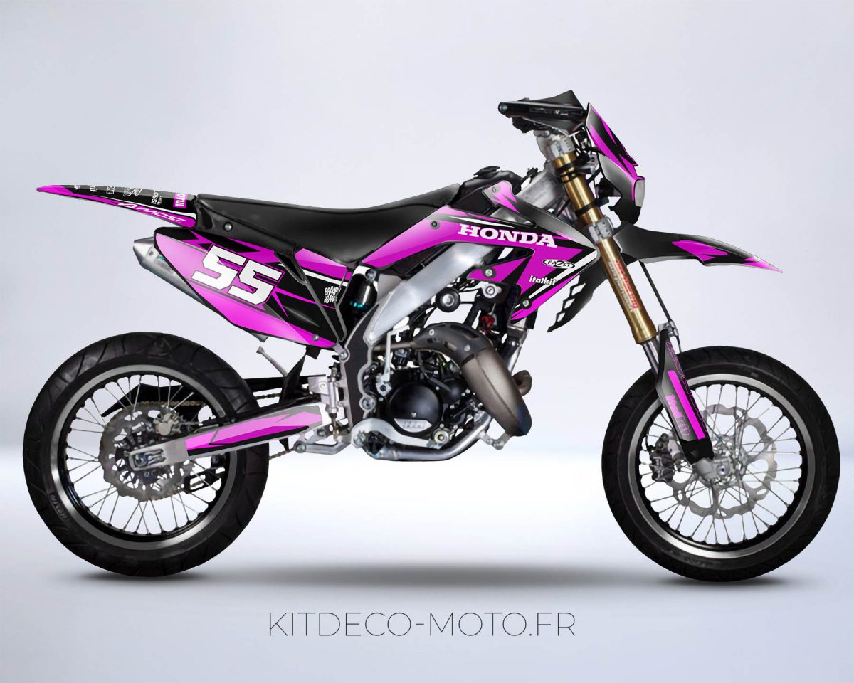 kit déco honda 50 hm craft rose