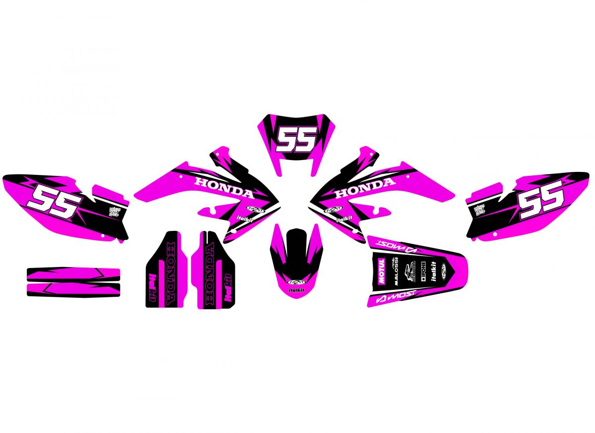 kit déco honda 50 hm craft rose