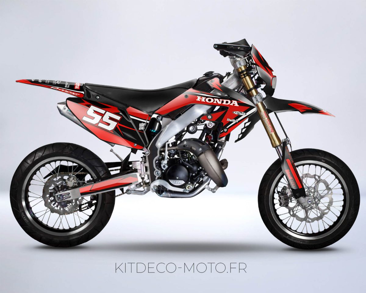 kit déco honda 50 hm craft rouge
